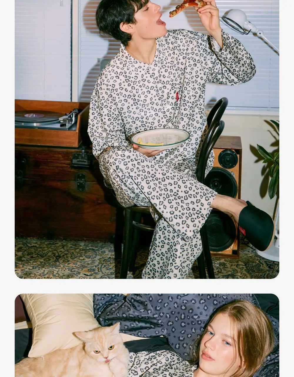 Furless pajamas[Long] - Ivory Leopard 상세페이지 24